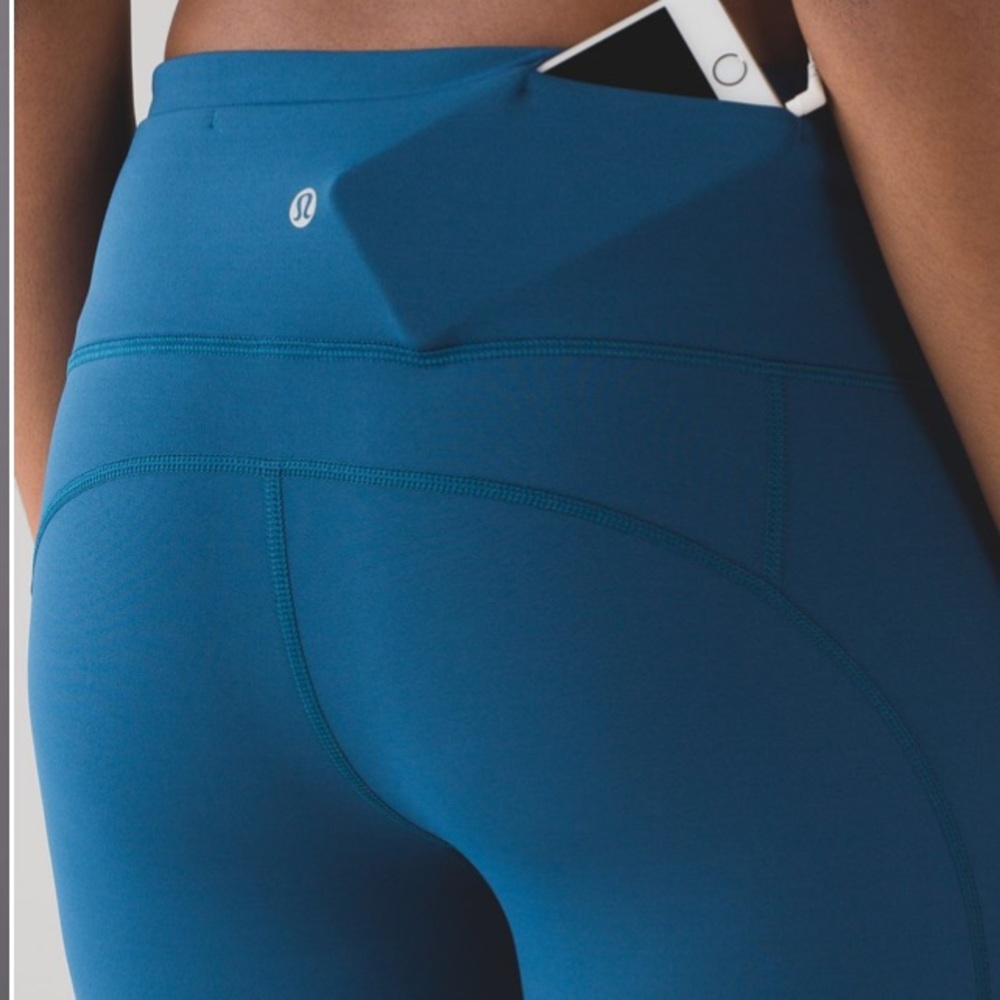 Lululemon Gear Up Crop (17") - Poseidon - 8
